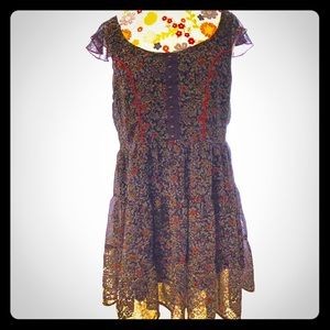 Band of Gypsies Baby Doll Mini Tank Dress